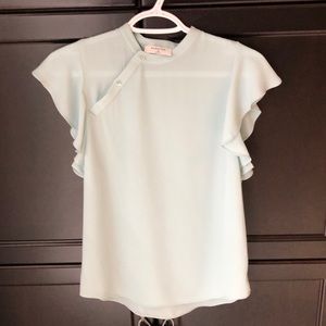 Babaton light blue blouse